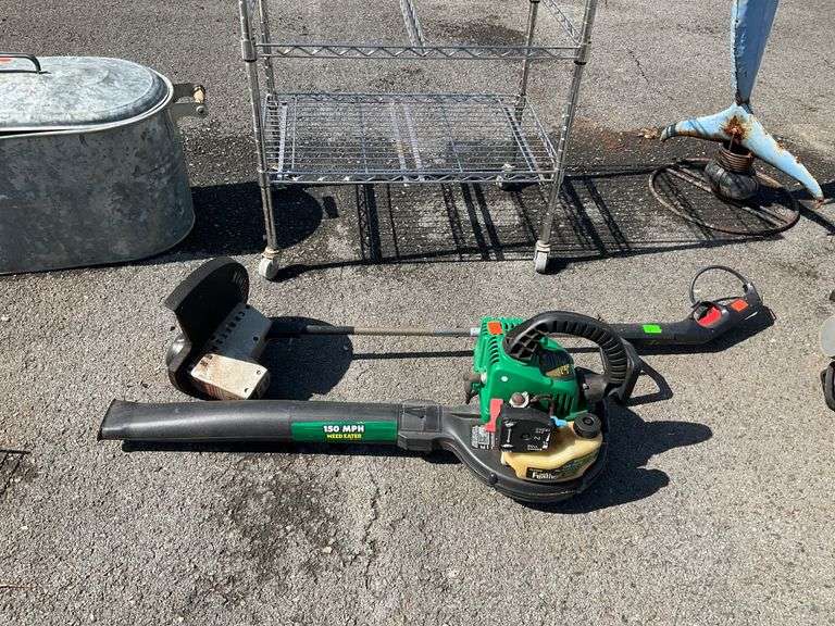 Electric Weedeater and Gas-Powered Blower for Parts and Pieces