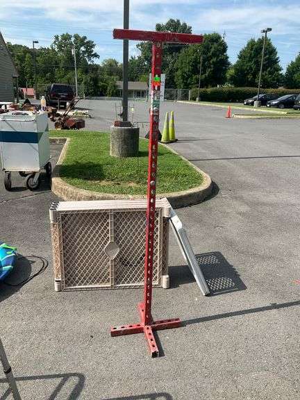 Metal Sign Holder, 69-Inch Height