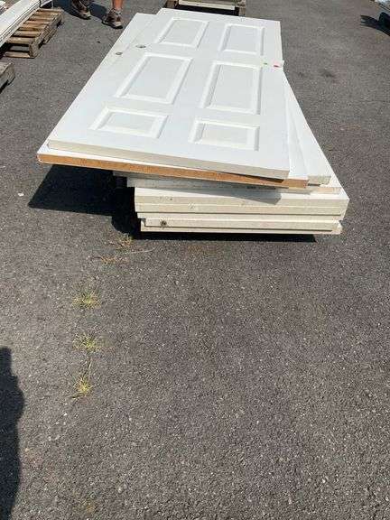 Pallet of Ten Six-Panel Interior Doors, 80″Hx32″W Each