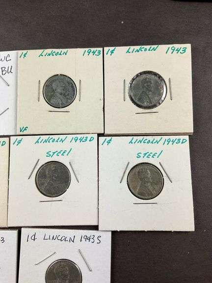 10 steel war pennies