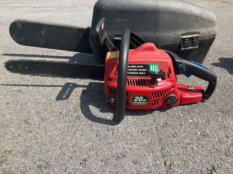 Homelite Chainsaw with 14” Bar and Chain, Includes Hardcover Case