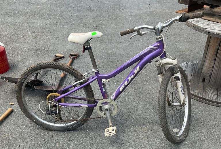 Purple Fuji 24-Inch Bicycle with Gear System