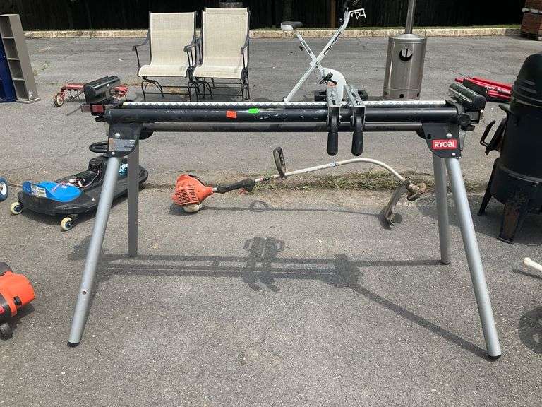 Ryobi Adjustable Miter Saw Stand with Steel Construction