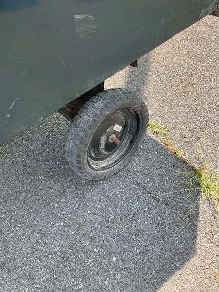 Metal Mower Utility Trailer with Hitch