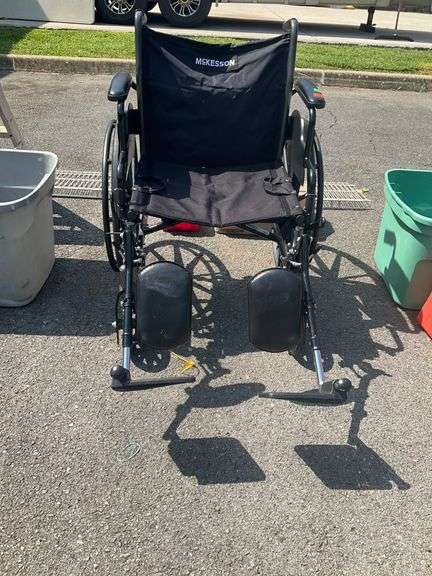 McKesson Cruiser III Manual Wheelchair with Leg Rests
