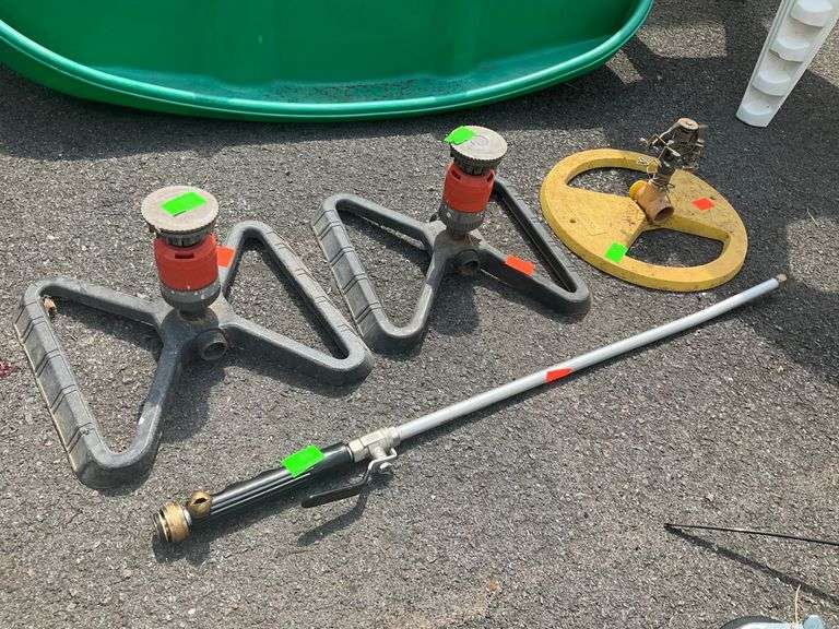Pressure Washer Wand and Three Yard Sprinklers