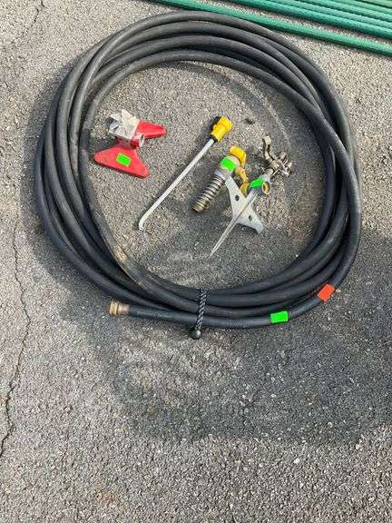 Garden Hose With Assorted Sprinkler Accessories