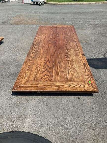 Rectangular Table Top with Wood Grain Finish, 10’L x 45”W