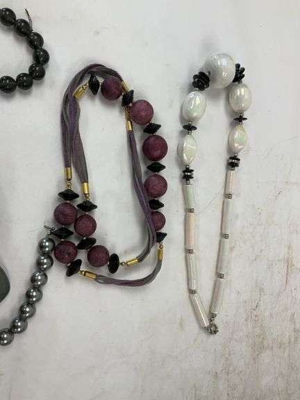 Five  Costume Jewelry Necklace