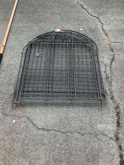 5 Black Metal Wire Grid Panels, 36”Wx42”H Each
