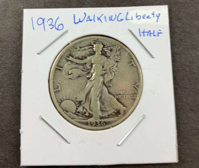 1936 walking liberty half dollar