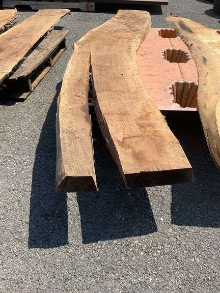 Natural Lumber Slab, 78-Inch Length, 12-Inch Width on Both Ends