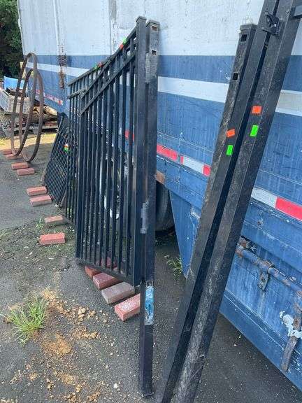 Black Aluminum Fencing/Gate, 73”L