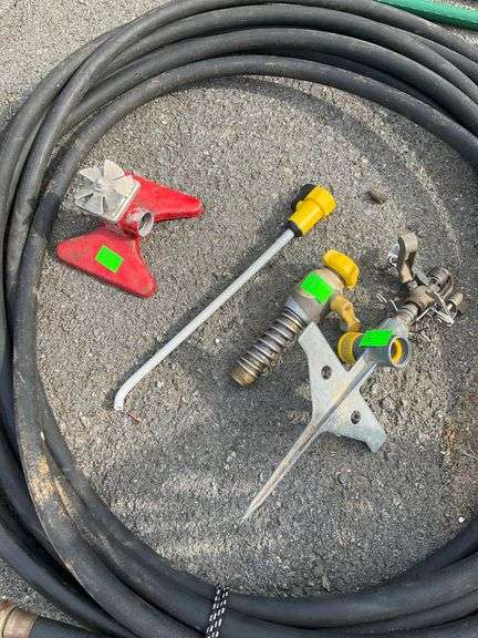 Garden Hose With Assorted Sprinkler Accessories