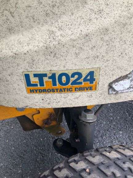 Cub Cadet LT1024 Hydrostatic Drive Riding Lawn Mower, 24 HP