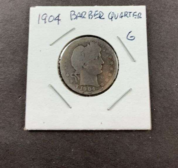 1904 barber quarter
