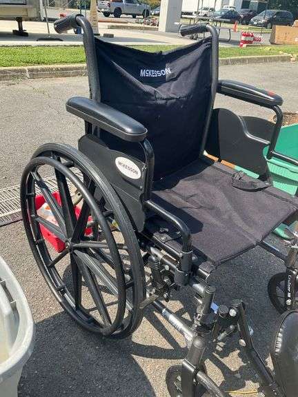 McKesson Cruiser III Manual Wheelchair with Leg Rests