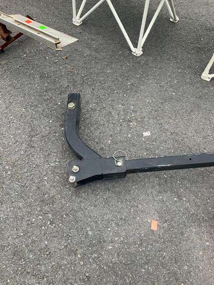 Hitch-Mounted Four-Bike Rack with Black Finish