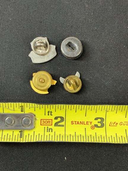 Four Military pins, Marines, Navy, Army, and Air Force