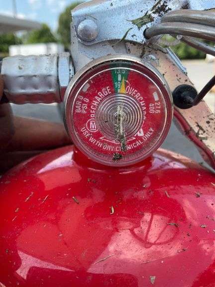 Two Amerex ABC Dry Chemical Fire Extinguishers