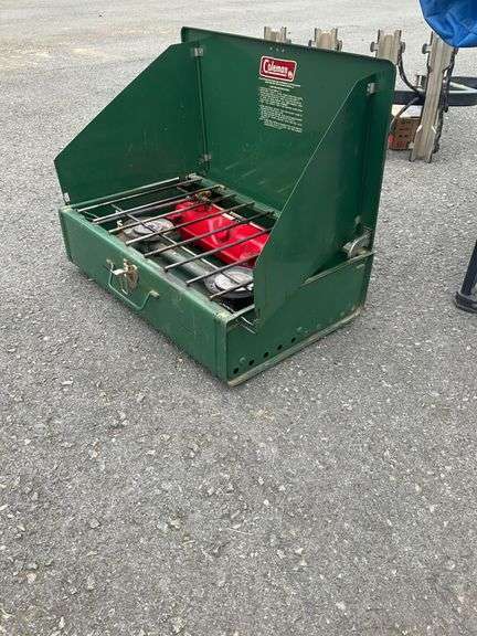 Coleman Green Two-Burner Tabletop Camp Stove