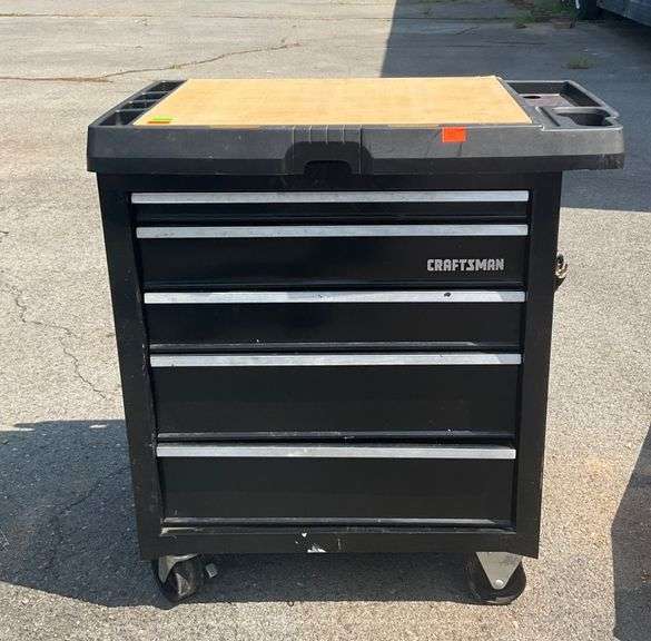 Craftsman Rolling Tool Chest with Five Drawers and Integrated Power Strip