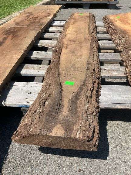 Lumber Slab with Live Edge, 2” Thick, 57” Long, 9.5” and 10” Widths