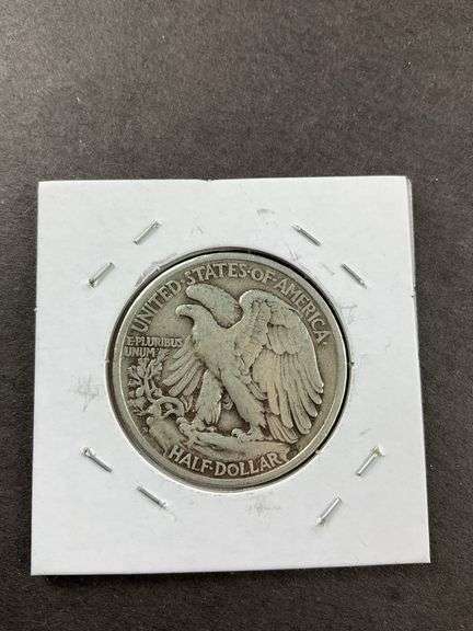 1944S walking library half dollar