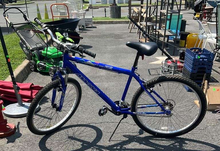 Blue Magna 21-Speed Bicycle with Rear Caliper Brakes