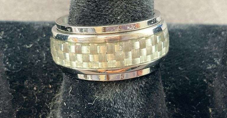 Stainless spinner ring size 6.75