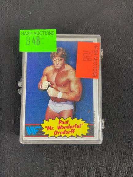 Topps 1985 Pro Wrestling stars cards