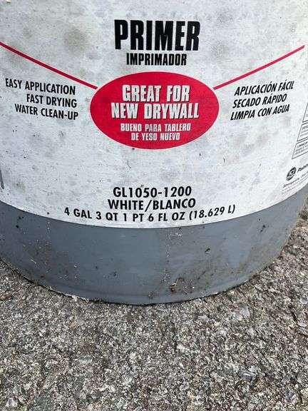 4-Gallon Glidden PVA Drywall Primer GL1050-1200, White