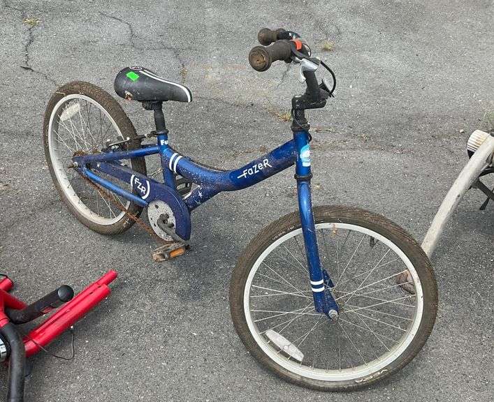 Blue Fazer Children’s Bicycle with Kickstand and Front Reflector