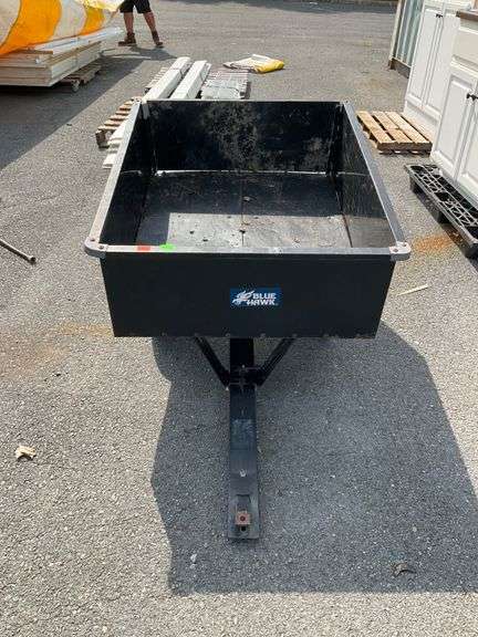 Blue Hawk 10 Cubic Foot Steel Dump Cart.