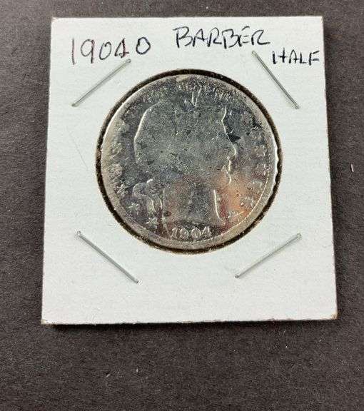 1904O barber half dollar