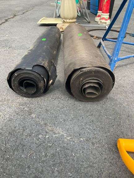 Two Partial Rolls of 36-Inch Roofing Paper