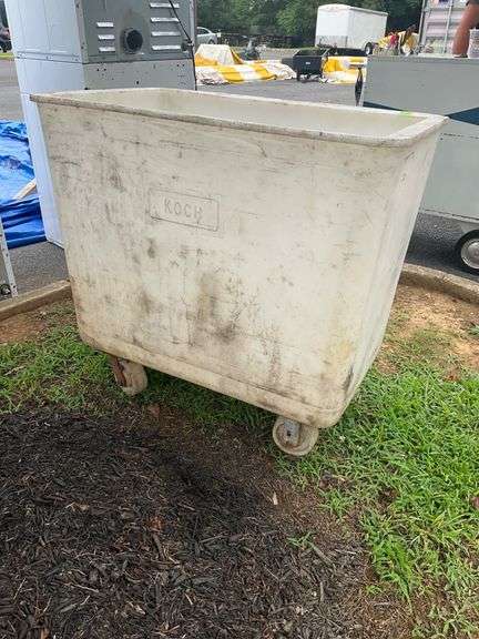 Durable Plastic Mobile Cart by Koch, 38”L x 24”W