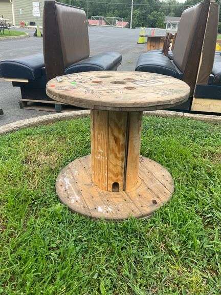 Wooden Spool, 24″Hx28″Dia