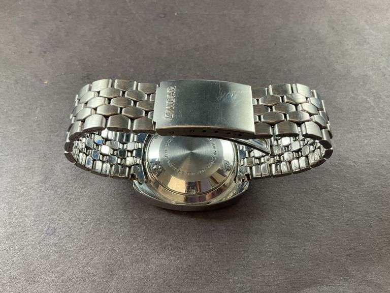 Men's Silver Tone Benrus Wrist Watch, not running