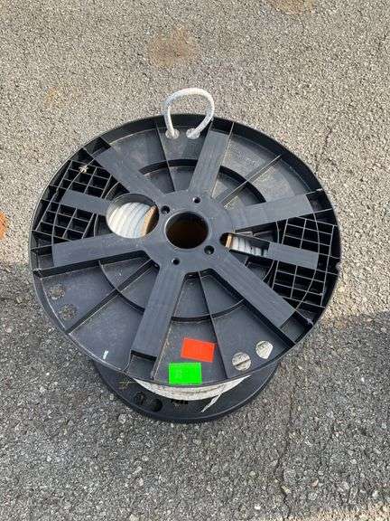 Plastic Spool of Coated Cable