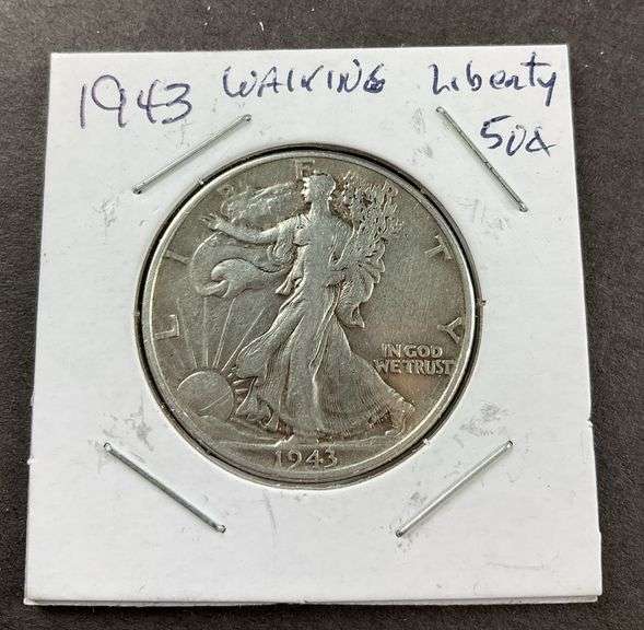 1943 walking liberty half dollar