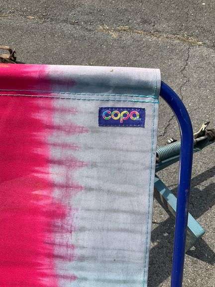 Folding Aluminum Beach Chairs with Copa Branding