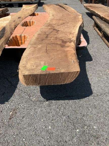 Natural Lumber Slab, 78-Inch Length, 12-Inch Width on Both Ends