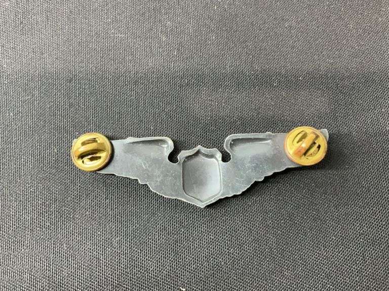 WW2 US Army Air Force glider wing pilot medal tested sterling 16.1g