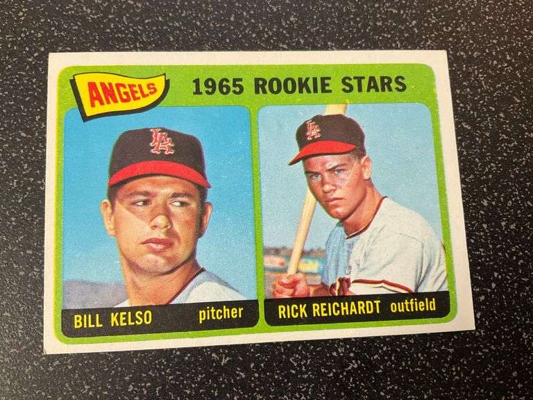 1965 Topps Angels Rookie Stars Baseball Card #194 Featuring Bill Kelso and Rick Reichardt