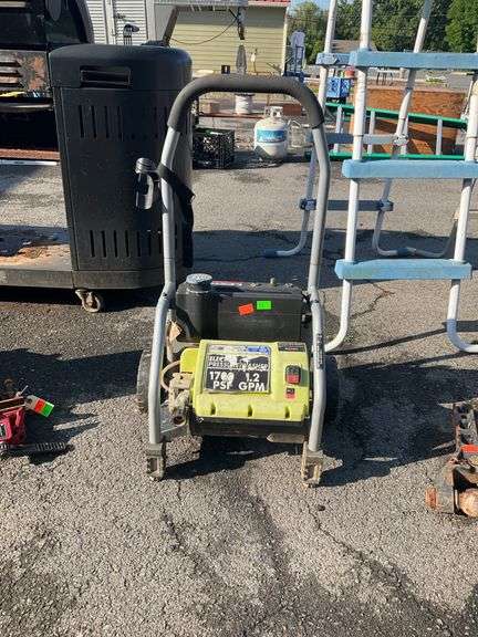 Electric Pressure Washer with 1700 PSI and 1.2 GPM Specifications