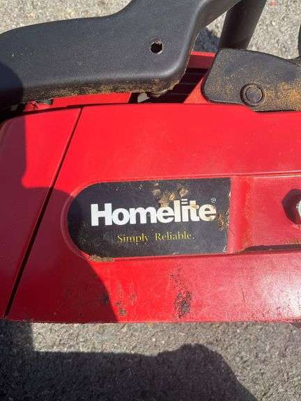 Homelite Chainsaw with 14” Bar and Chain, Includes Hardcover Case