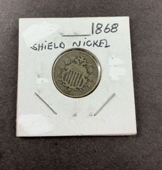 1868 shield nickel
