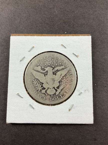 1906 D barber half dollar