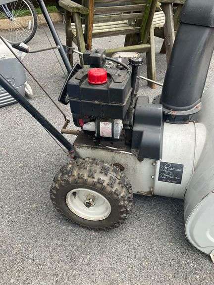 White Outdoor 5.0 HP Snow Blower with Tecumseh Engine, 20” Clearing Width